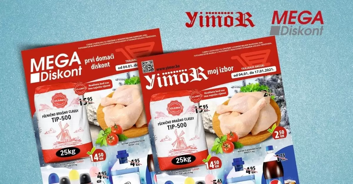 yimor mega diskont vikend akcija. vikend sniyenje.