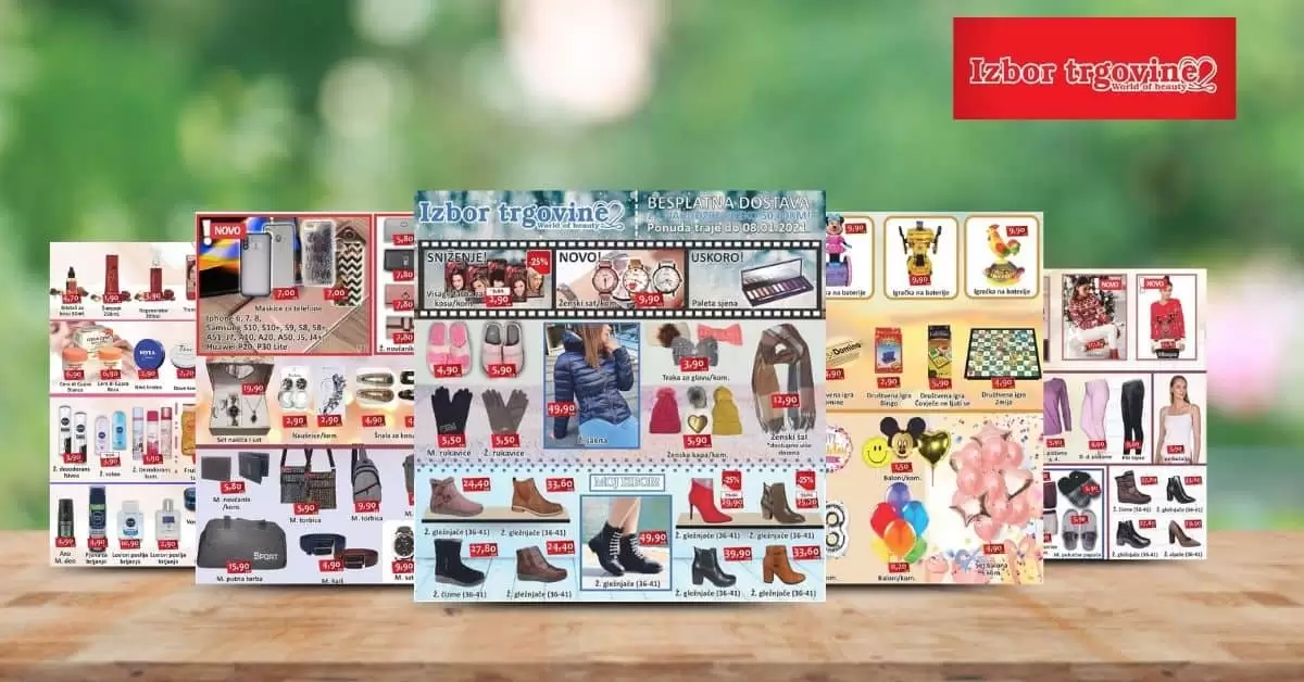 izbor trgovine akcijski katalog. snizenje. akcija. popust.