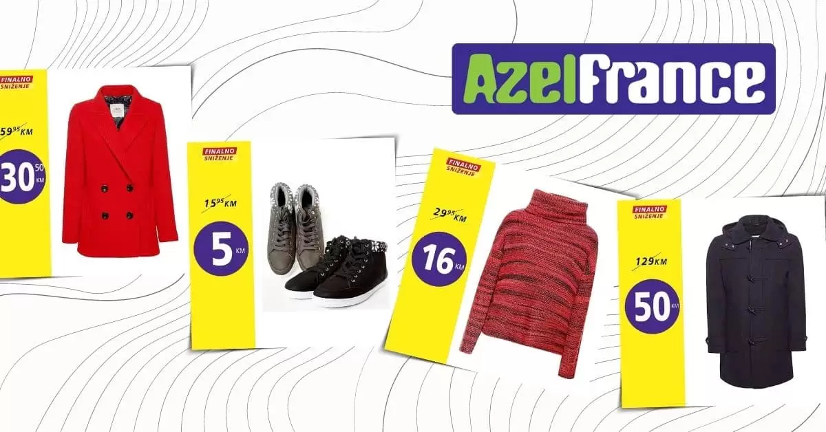 Azel France snizenje. Azel France radno vrijeme! Akcija popust.