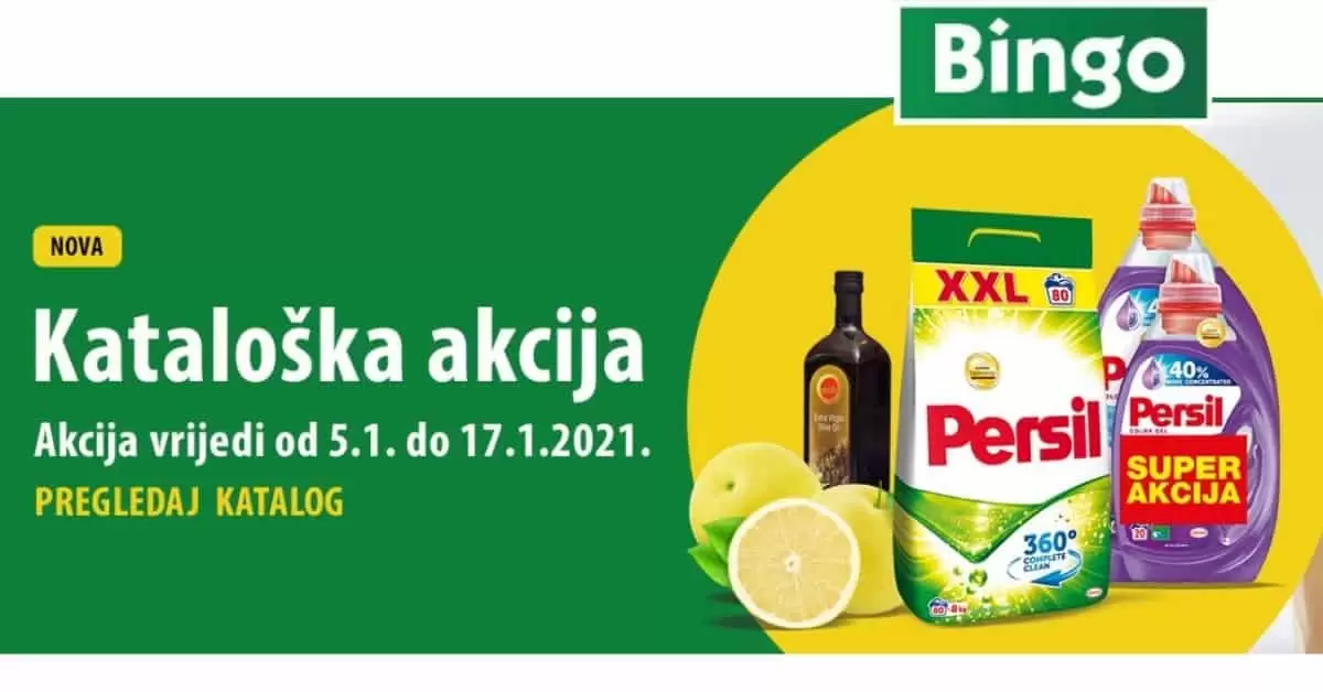 bingo akcijski katalog. snizenje. popust. akcija. snizeno.