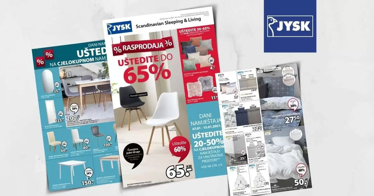 jysk akcijski katalog. jysk raspodaja. jysk snizenje. jysk popust.