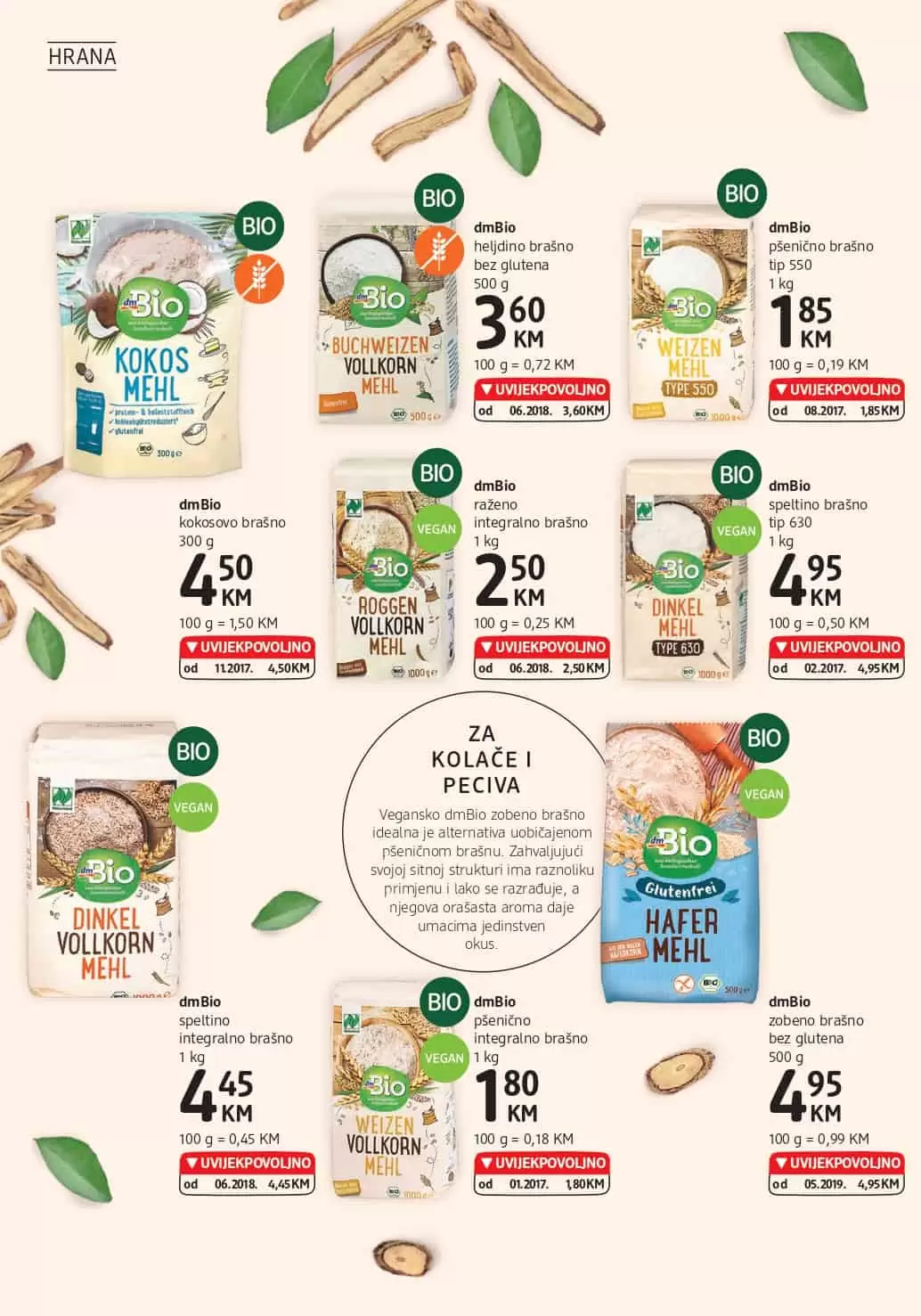 dm-akcijski-katalog cm cosmetic market. bingo. konzum. amko. 