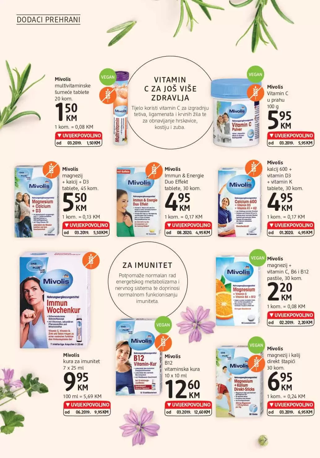 dm-akcijski-katalog cm cosmetic market. bingo. konzum. amko. 