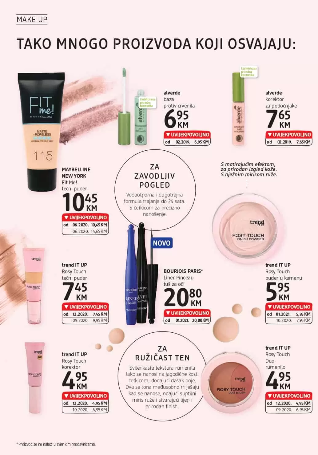 dm-akcijski-katalog cm cosmetic market. bingo. konzum. amko. 