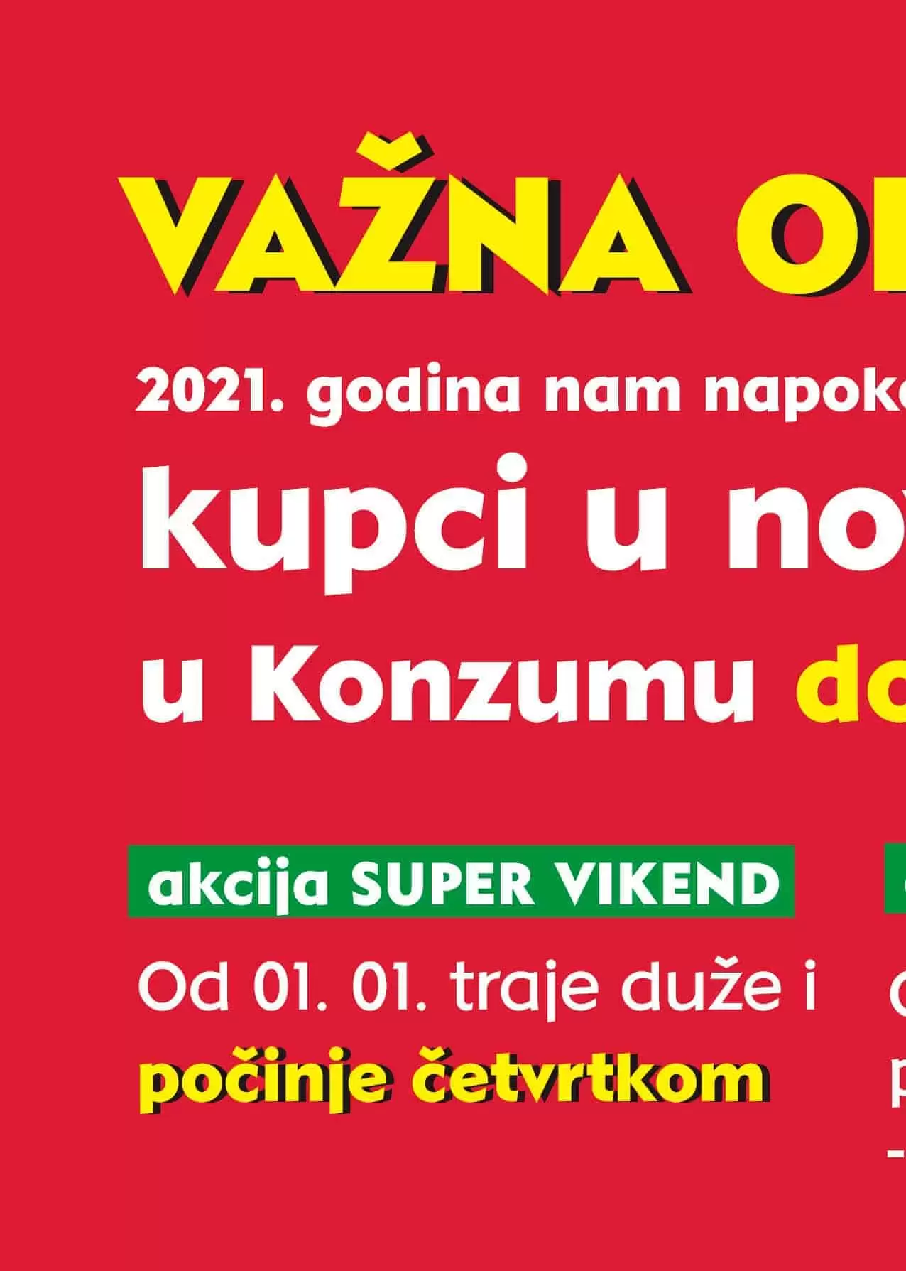konzum katalog. konzum akcija. snizenje. akcija. popust.
