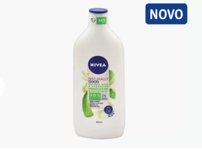 Nivea, Naturally Good, losion za tijelo, aloe vera 350 ml