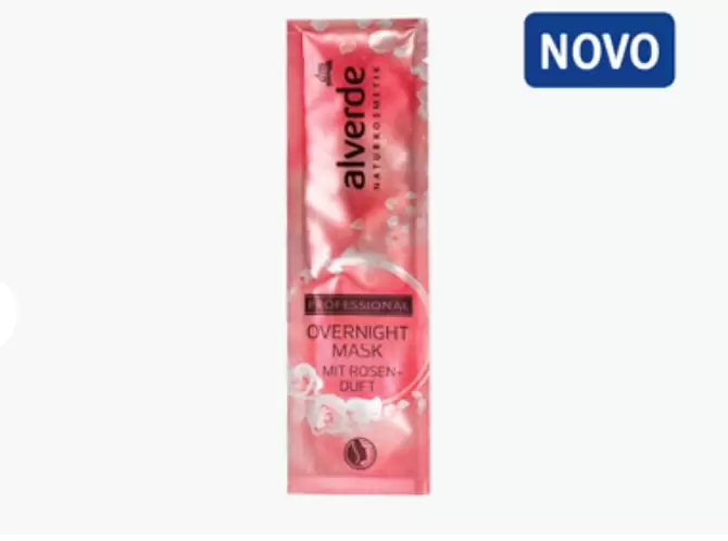 alverde Professional, maska za lice, ruža 10 ml