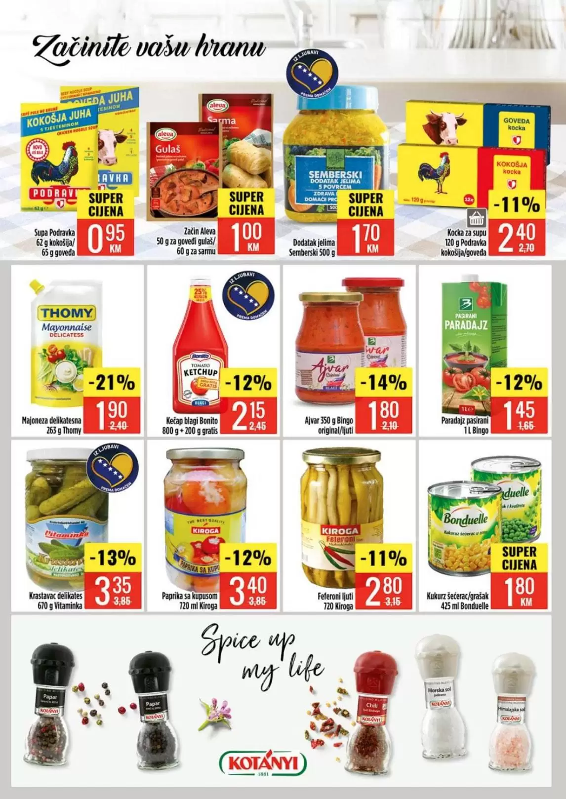 bingo akcijski katalog. bingo katalog. snizenje. akcija.