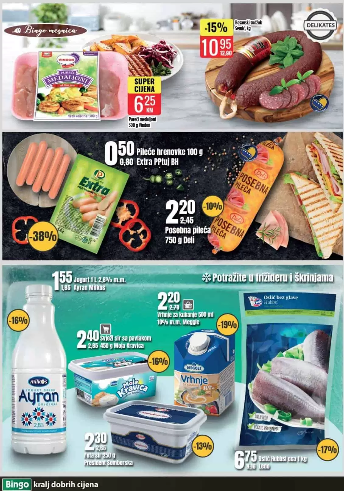 Bingo super akcija. bingo kljad dobrih cijena. snizeno. akcija. popust. 