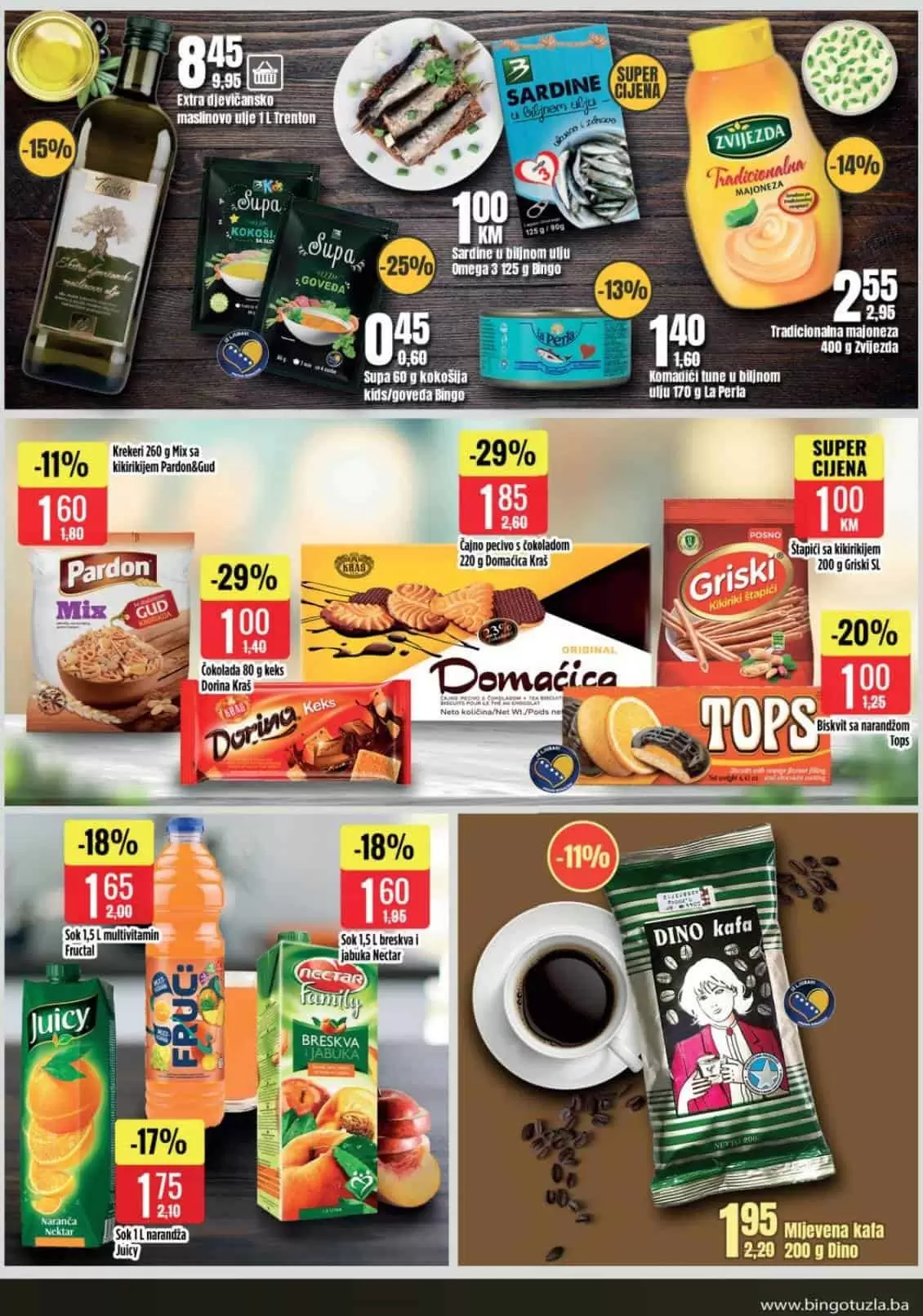 Bingo super akcija. bingo kljad dobrih cijena. snizeno. akcija. popust. 