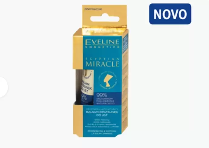 Eveline Cosmetic, Egyptian Miracle, balzam za usne, 12 ml
