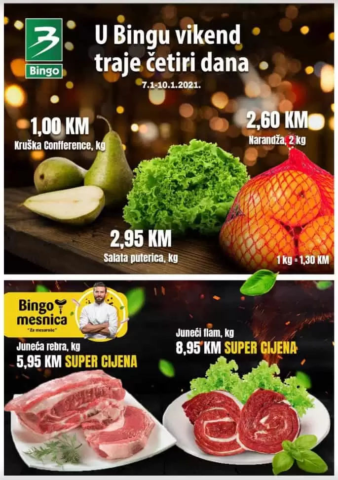 bingo akcijski katalog. snizenje. popust. akcija. snizeno.