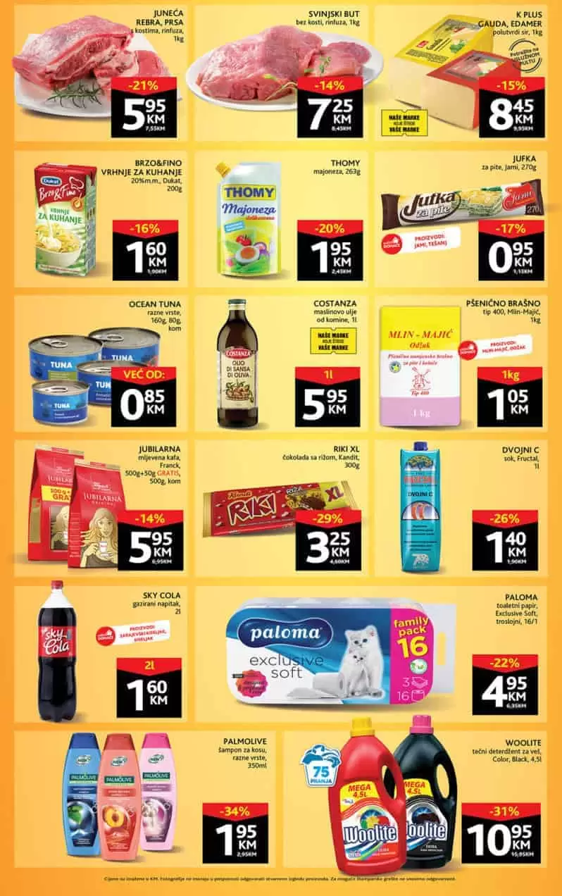 Konzum akcijski katalog. korona virus. snizenje. akcija. popusti. snizeno.