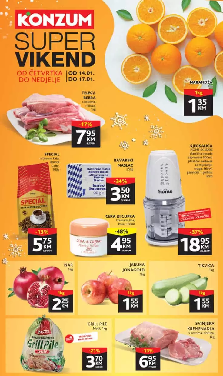 Konzum akcijski katalog. konzum snizenje. konzum akcija. snizeno. popust. katalog.  
