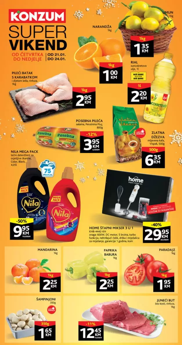 Konzum akcijski katalog. korona virus. snizenje. akcija. popusti. snizeno. ramazan. 