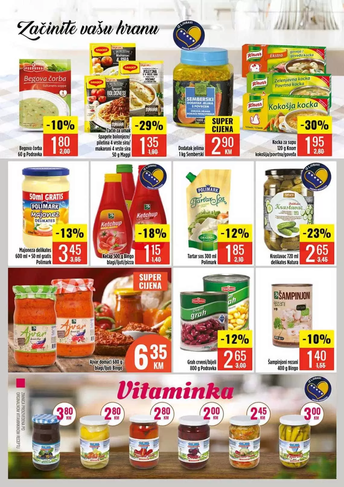 bingo akcijski katalog. snizenje. popust. akcija. snizeno. 