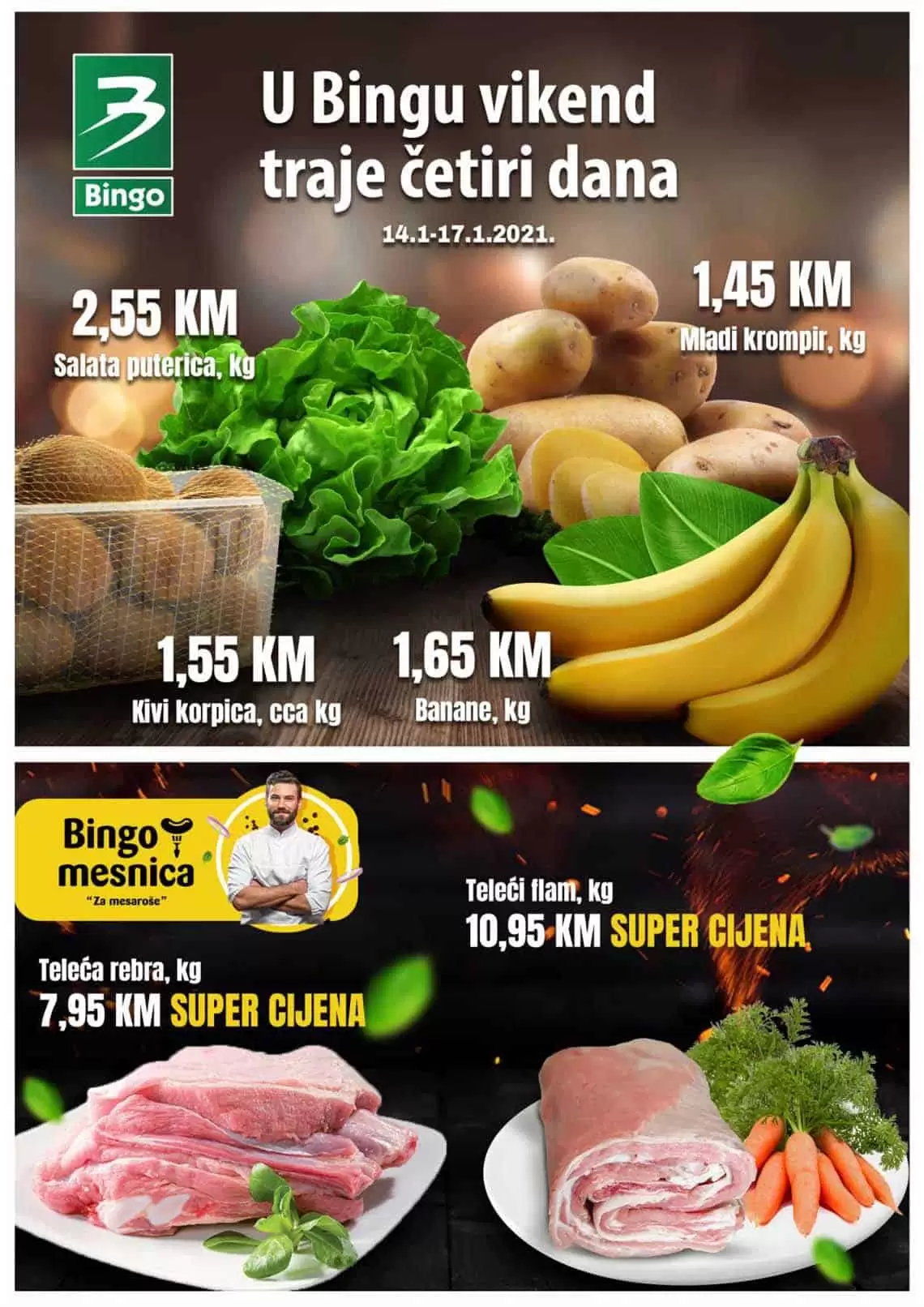 bingo akcijski katalog. snizenje. popust. akcija. snizeno. 