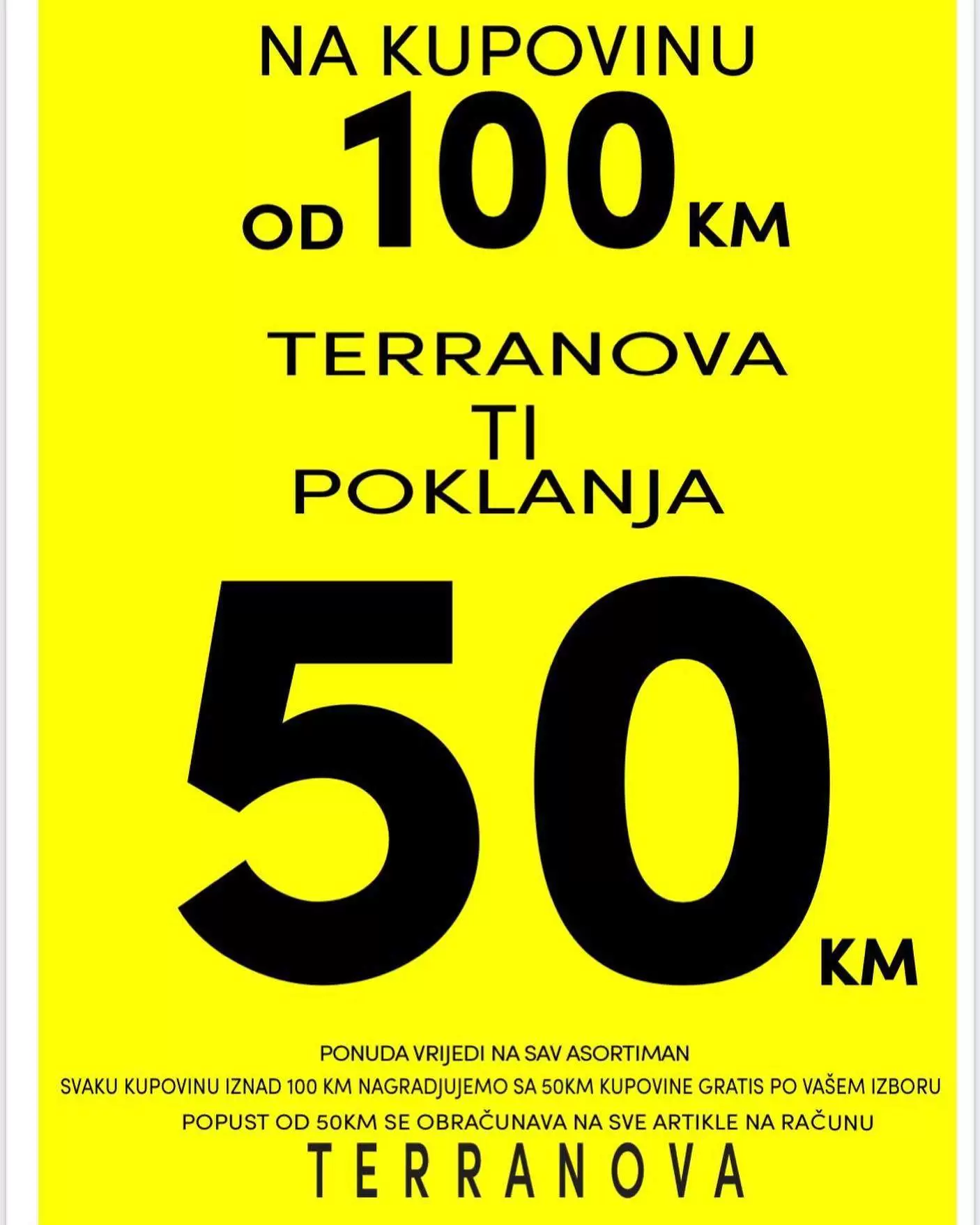 erranova poklanja 50 km uz minimalnu kupovinu od 100 km 