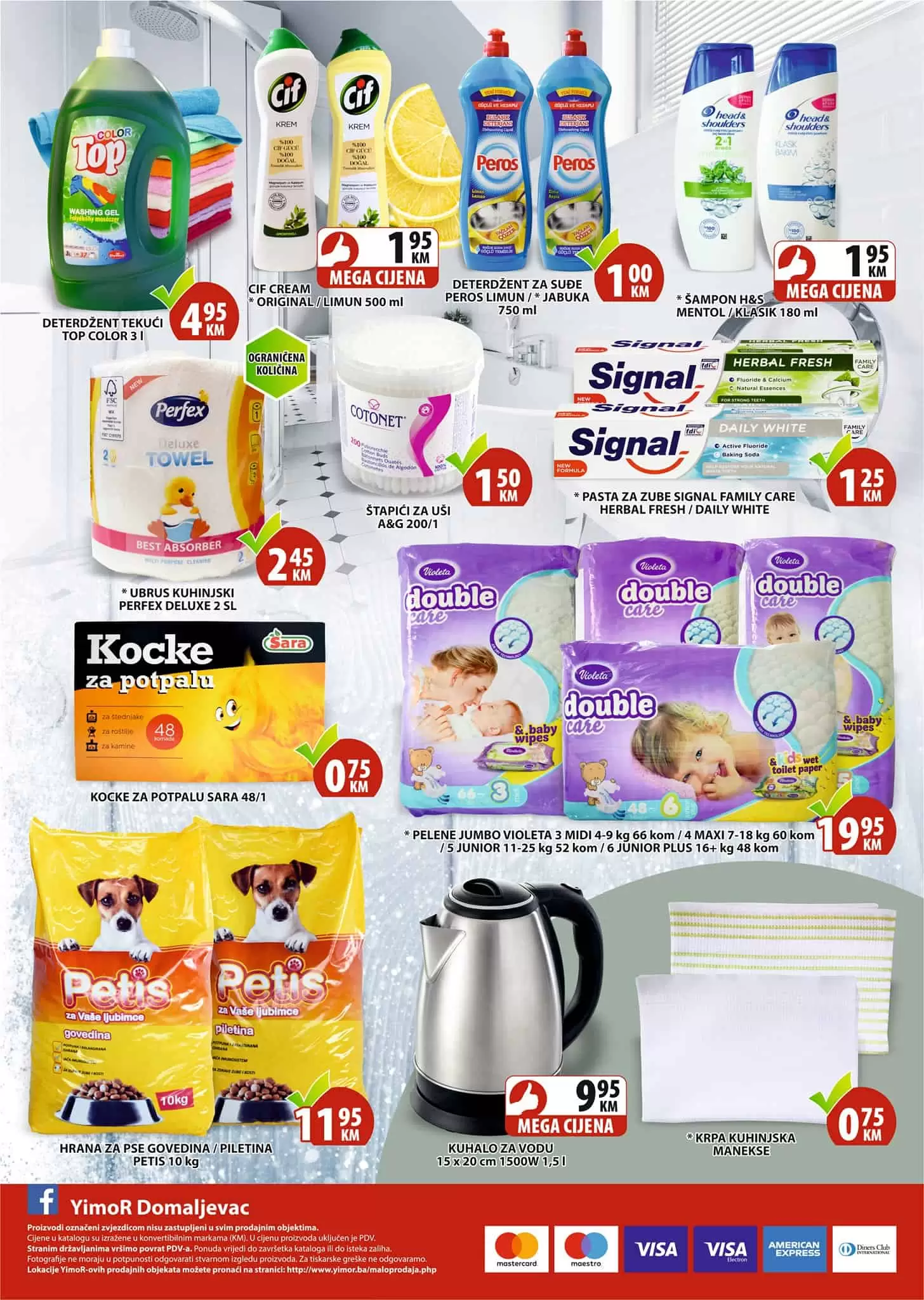 yimor mega diskont vikend akcija. vikend sniyenje.