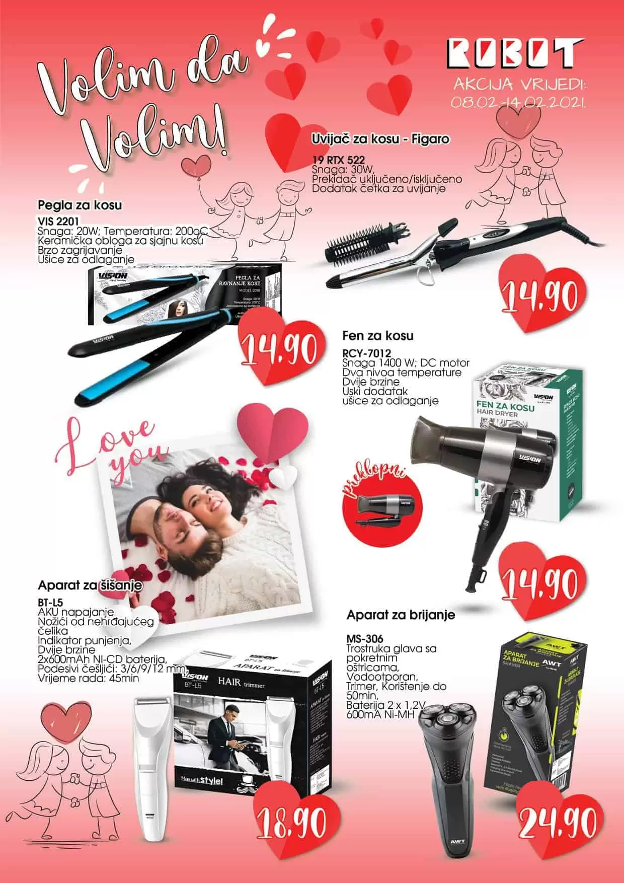 robot akcijski katalog. robot vikend akcija. snizenje. popust.