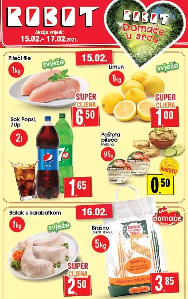 Robot akcijski katalog. snizenje. akcija. popust. snizeno.