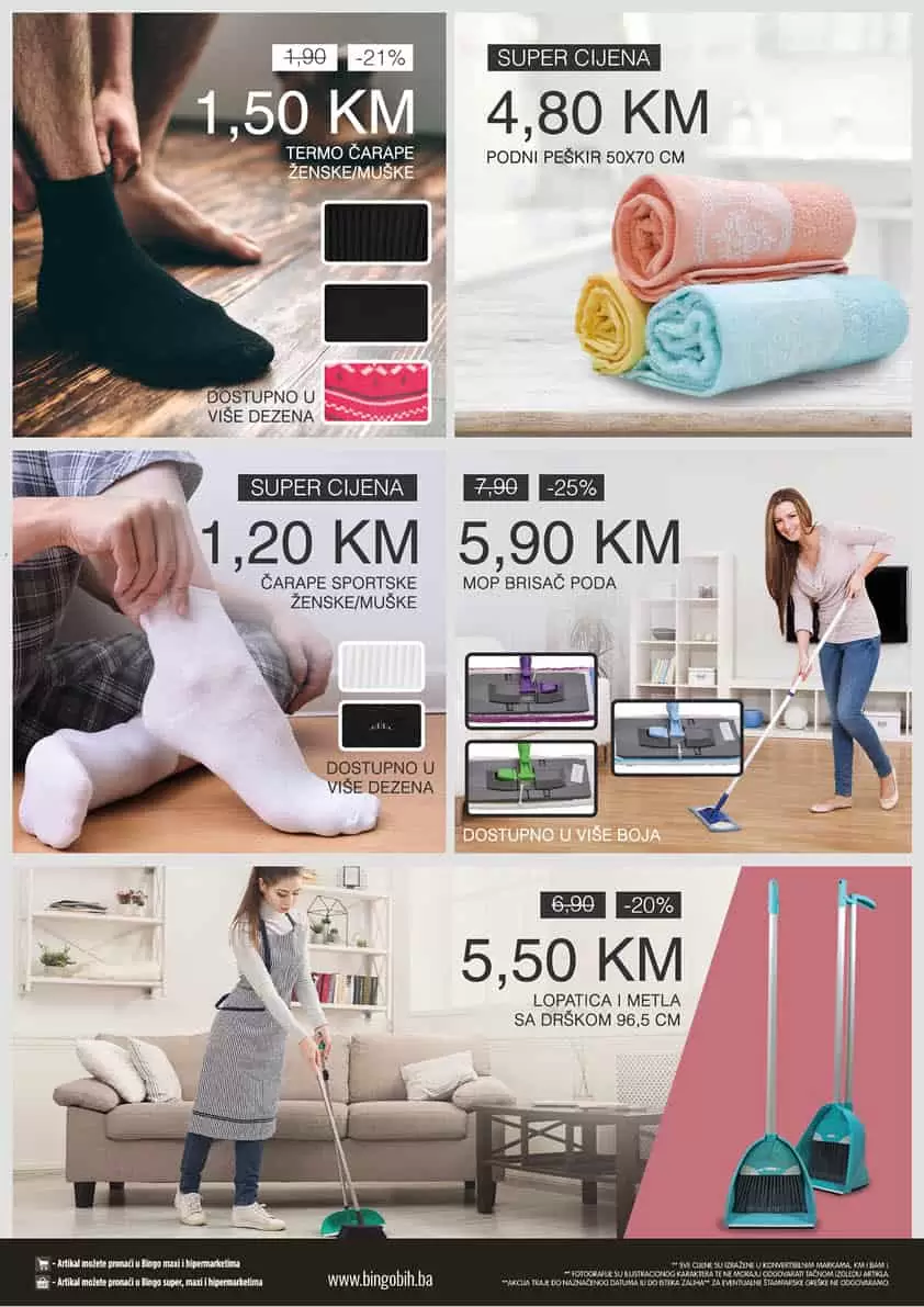 bingo akcijski katalog. snizenje. popust. akcija. snizeno.