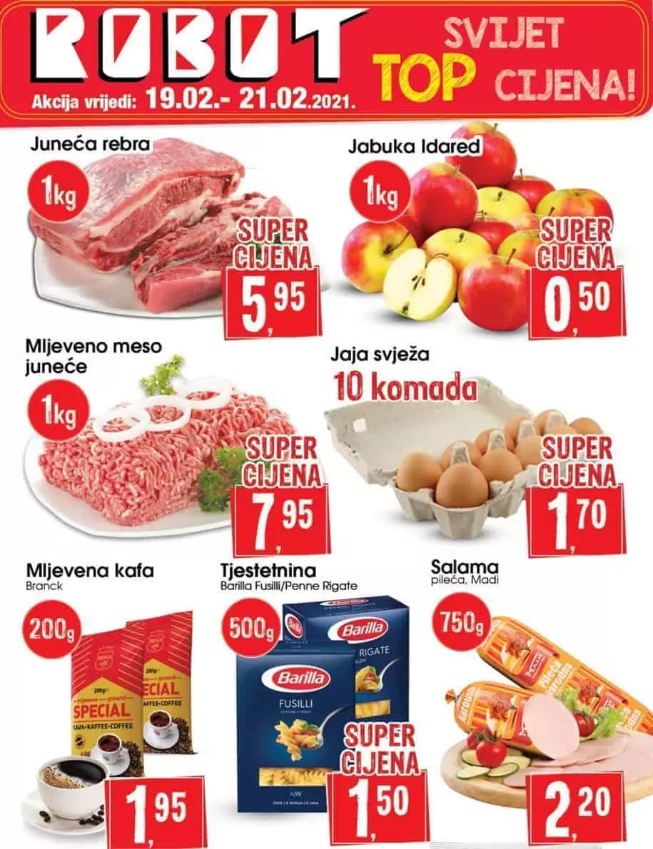 robot akcijski katalog. robot vikend akcija. snizenje. popust.