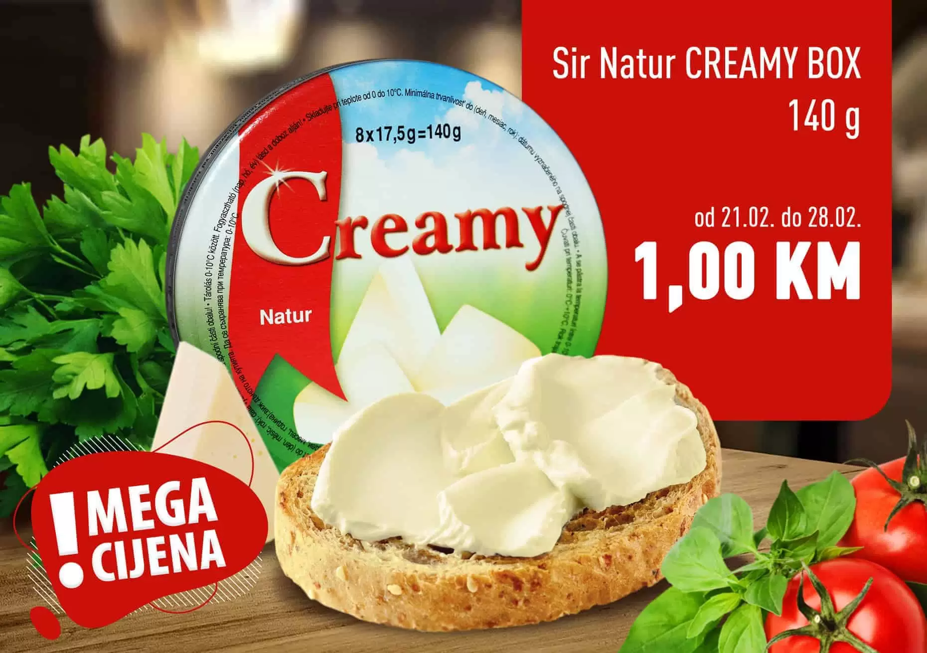 creamy svjezi sir
