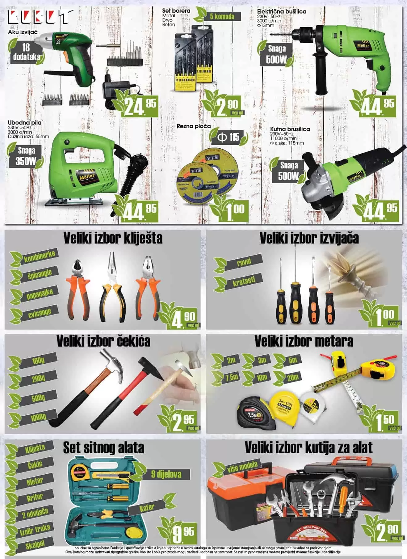 robot akcijski katalog. robot vikend akcija. snizenje. popust. 