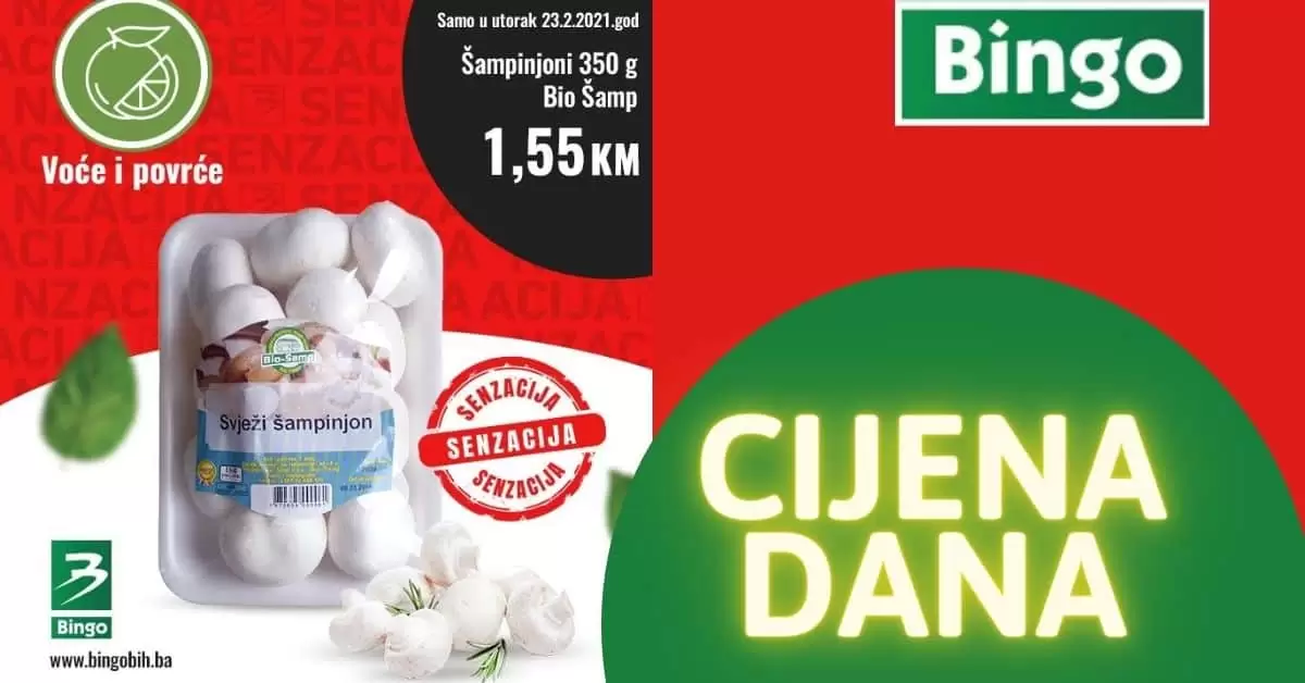 CIJENA DANA BINGO 