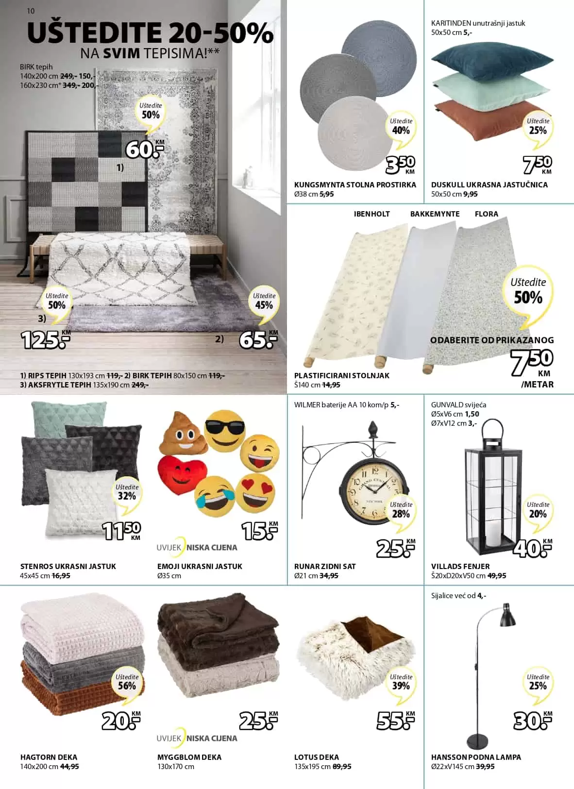 Jysk akcijski katalog. korona virus. snizenje. akcija. popust. 