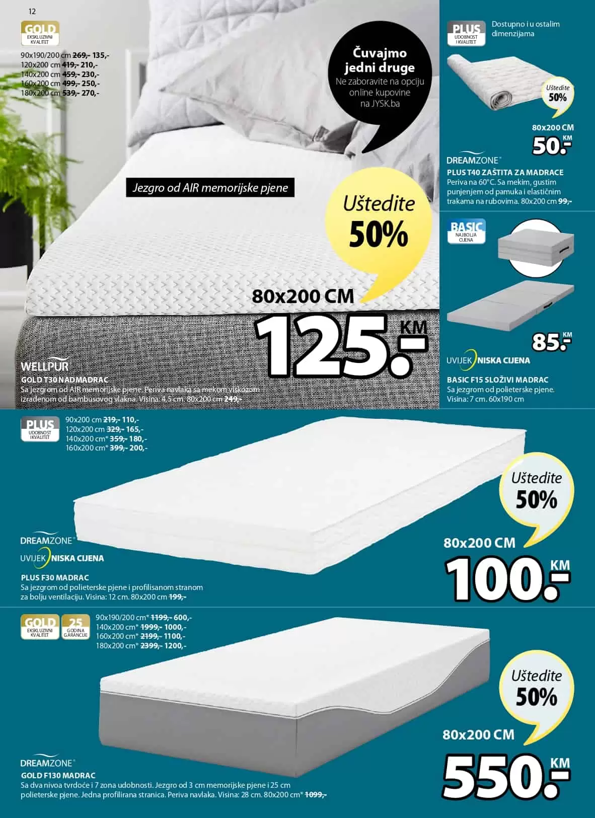 Jysk akcijski katalog. snizenje. popust. Jysk madrac, Jysk rasporodaja. 