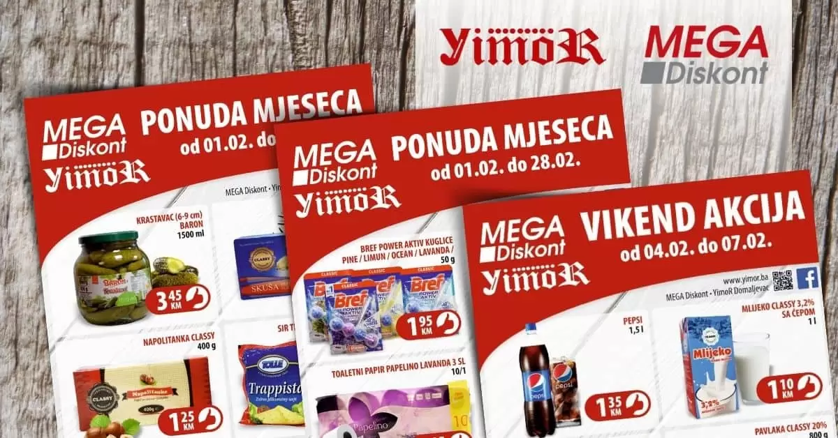 Yimor super akcija yimor katalog.