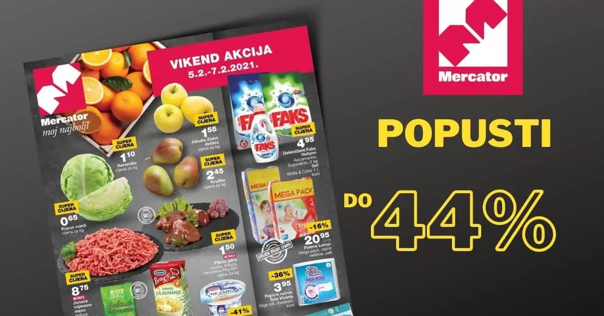 mercator katalog. mercator snizenje. mercator akcija. mercator lozionicka.