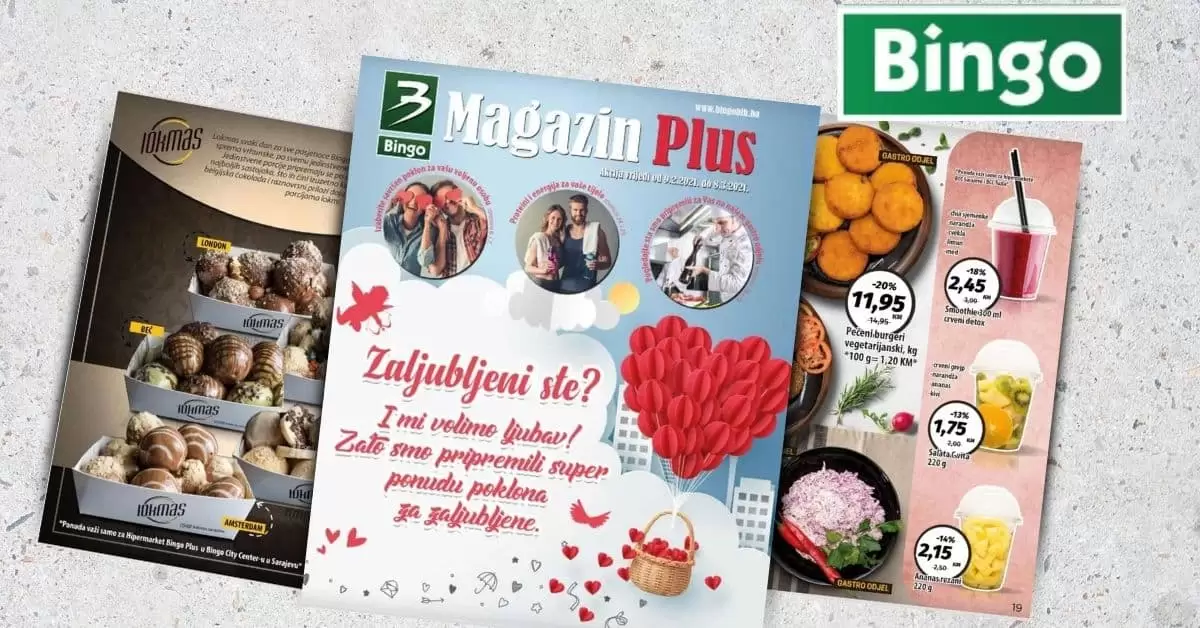 bingo akcijski katalog. snizenje. popust. akcija. snizeno.