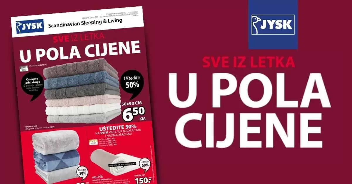 jysk akcijski katalog. jysk raspodaja. jysk snizenje. jysk popust.