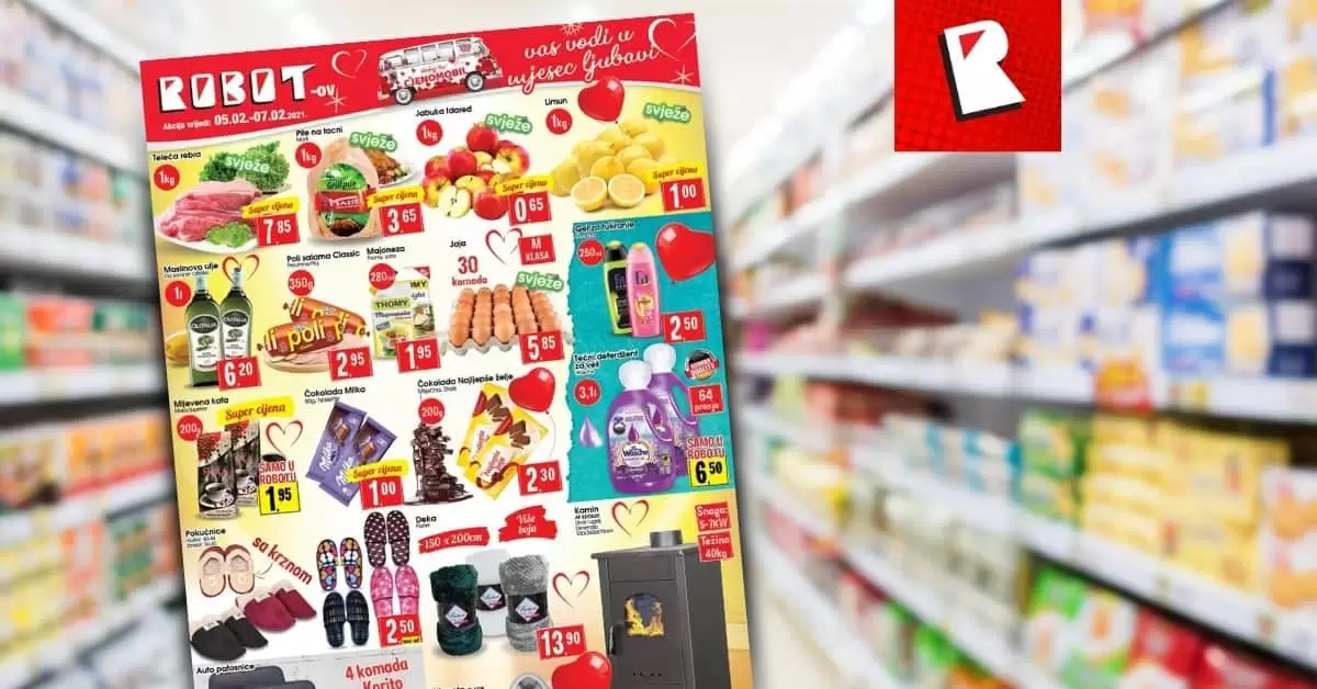 robot akcijski katalog. robot vikend akcija. snizenje. popust.