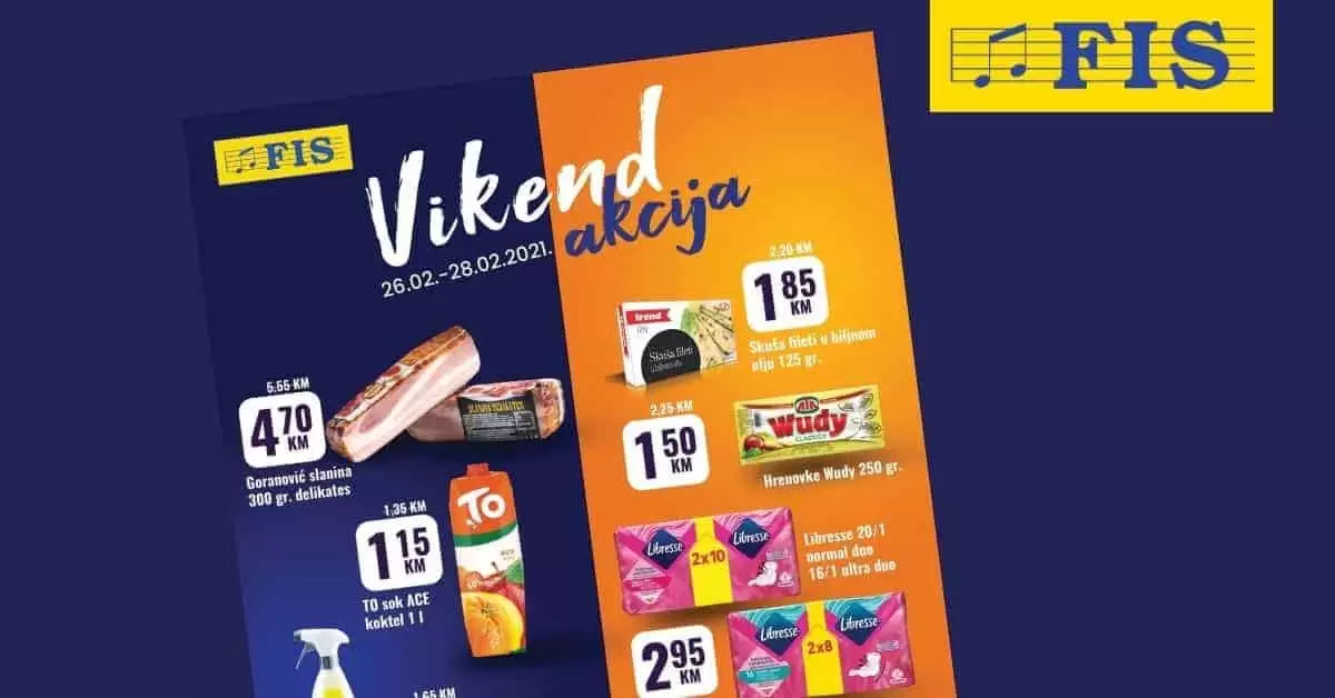Fis akcijaki katalog. Snizenje. akcija. popusti. bingo. konzum. tropic. letak. popust. vikend akcija.