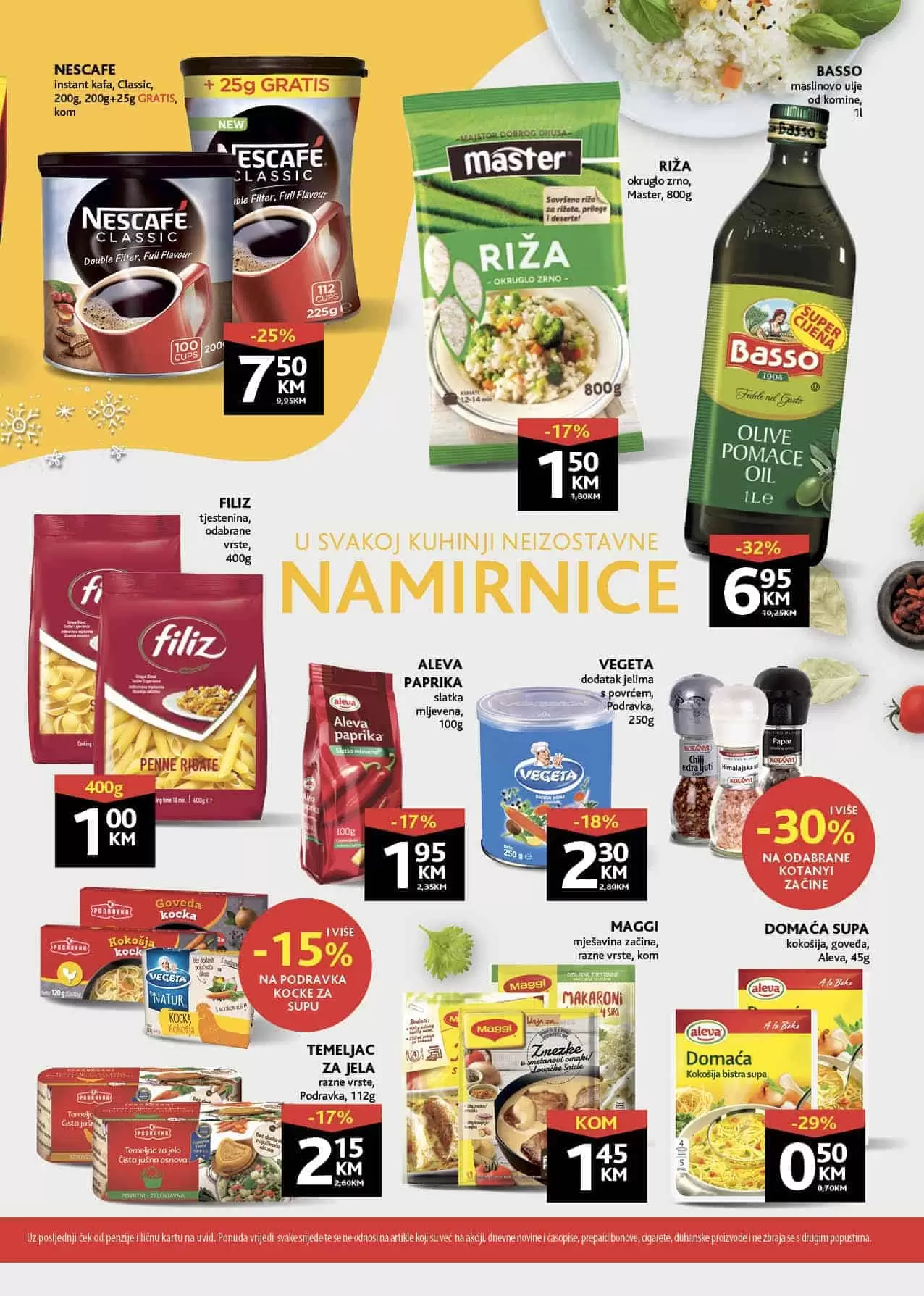 konzum gastro odjel . snizenje. akcija.