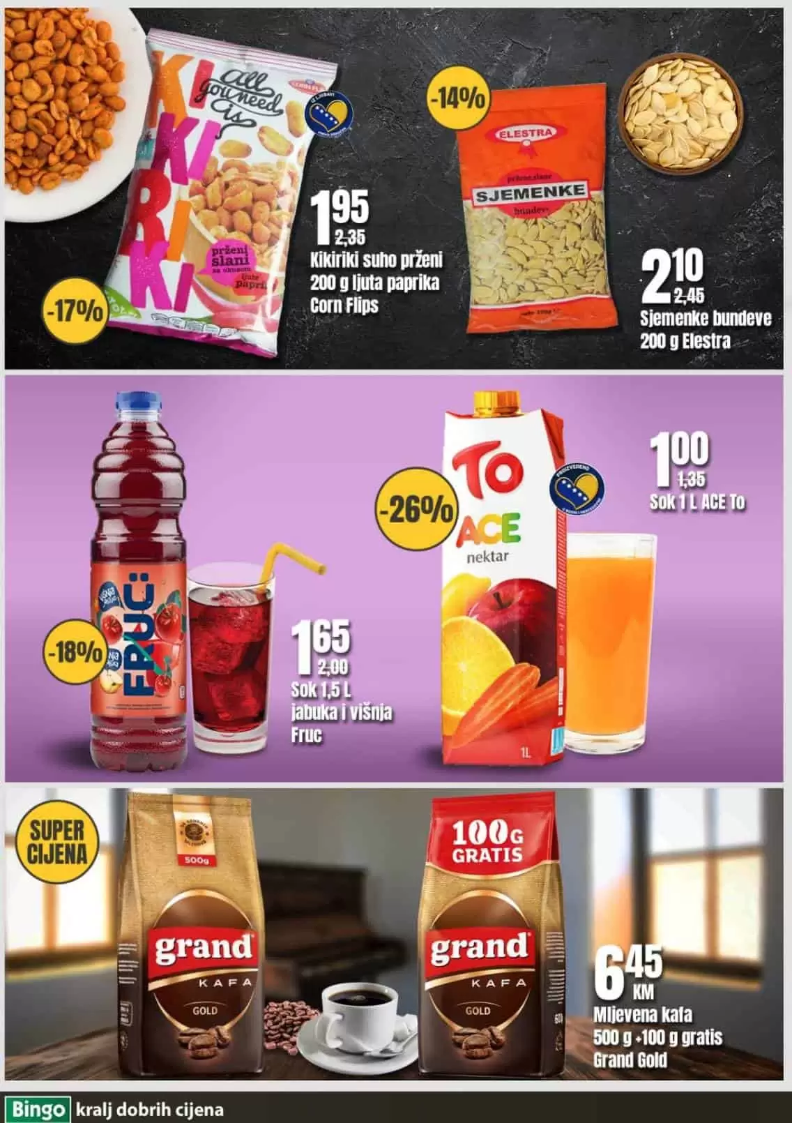 bingo akcijski katalog. bingo katalog. snizenje. akcija. 