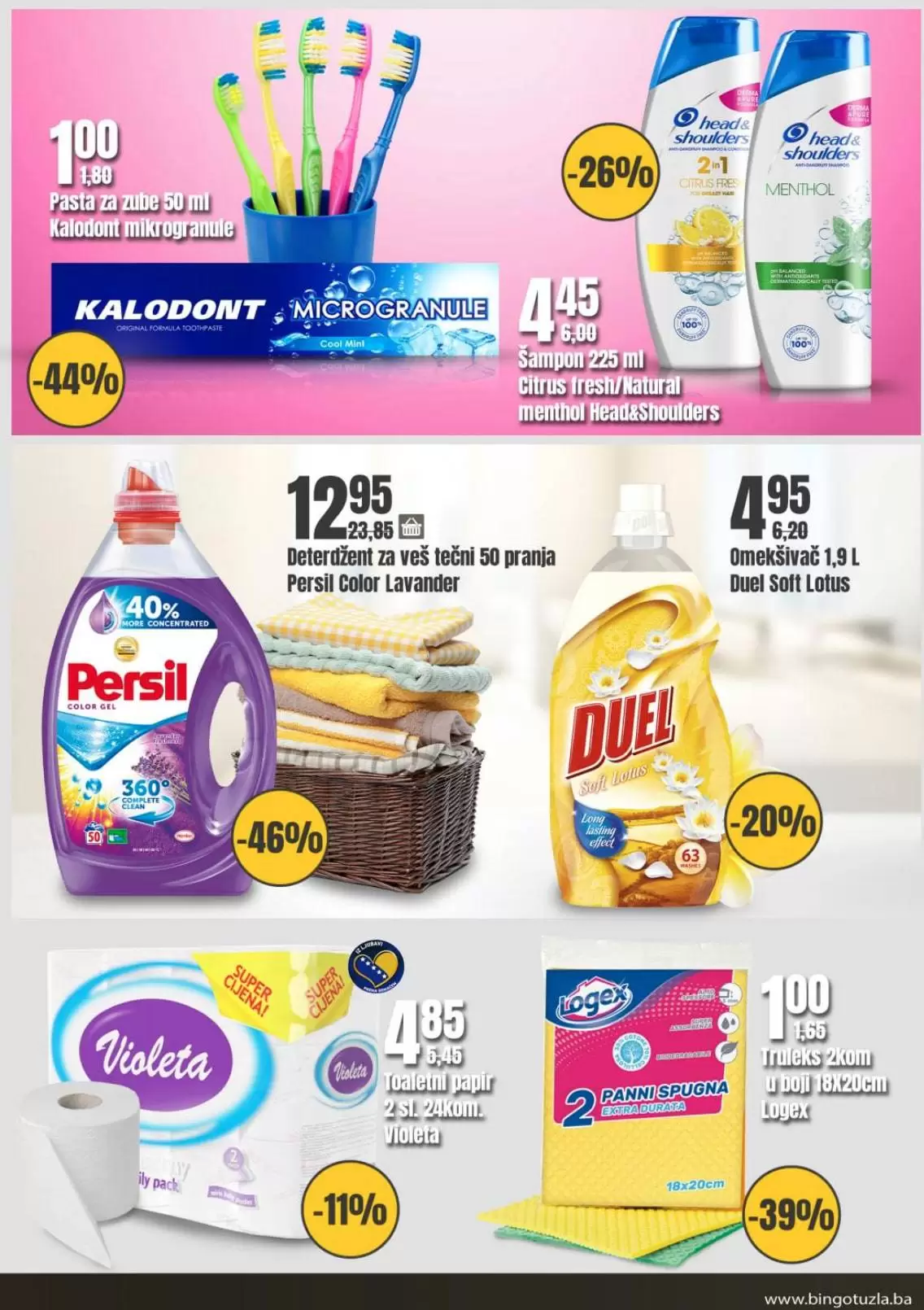 Bingo super akcija. bingo kljad dobrih cijena. snizeno. akcija. popust. 