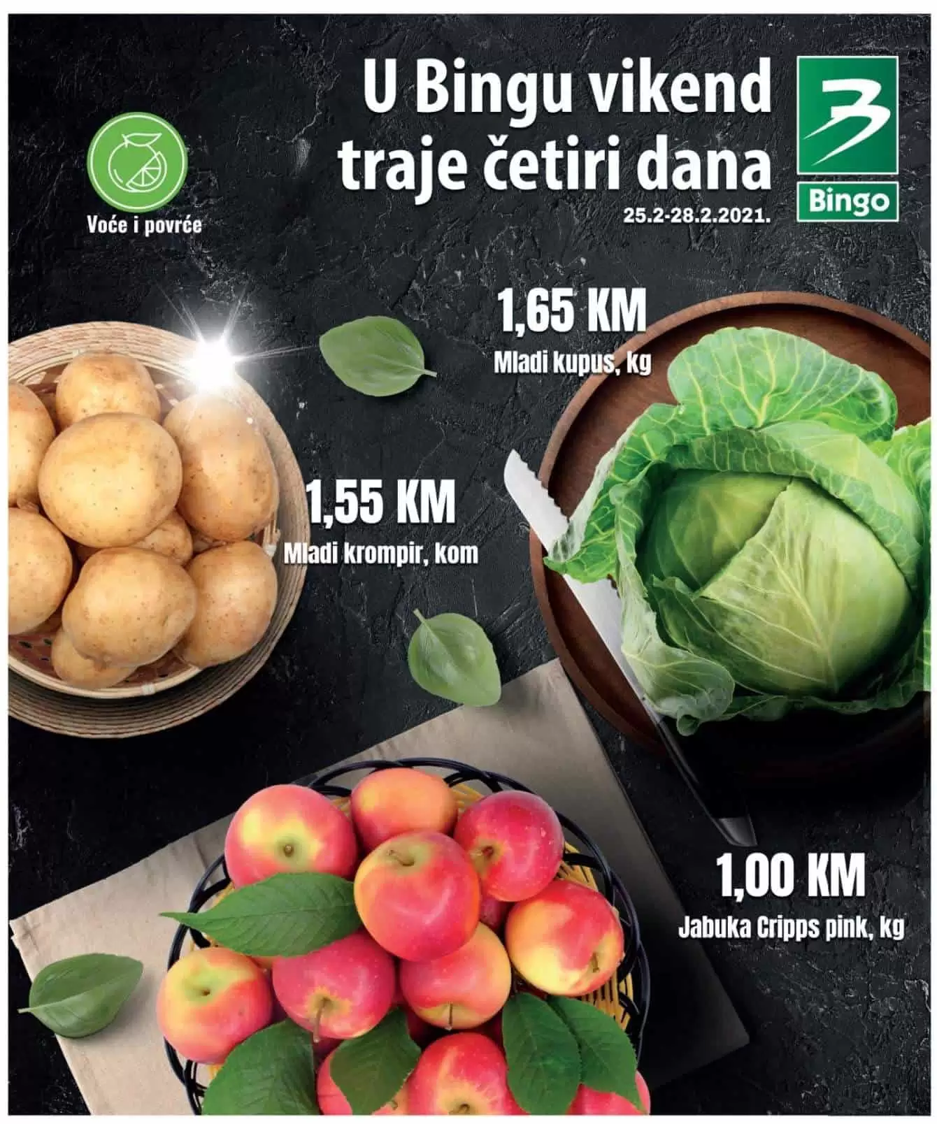 Bingo super akcija. bingo kljad dobrih cijena. snizeno. akcija. popust.