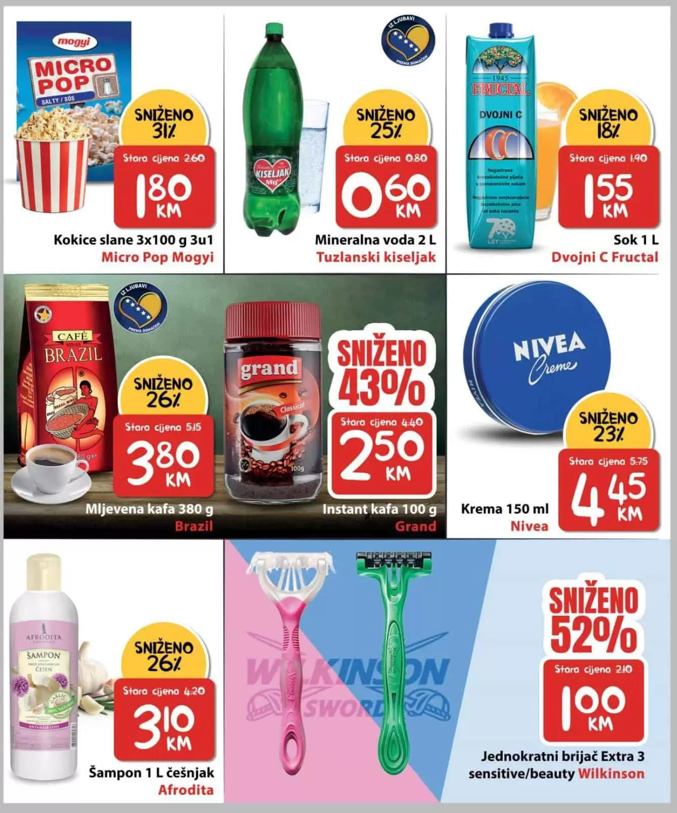 Bingo super akcija. bingo kljad dobrih cijena. snizeno. akcija. popust.