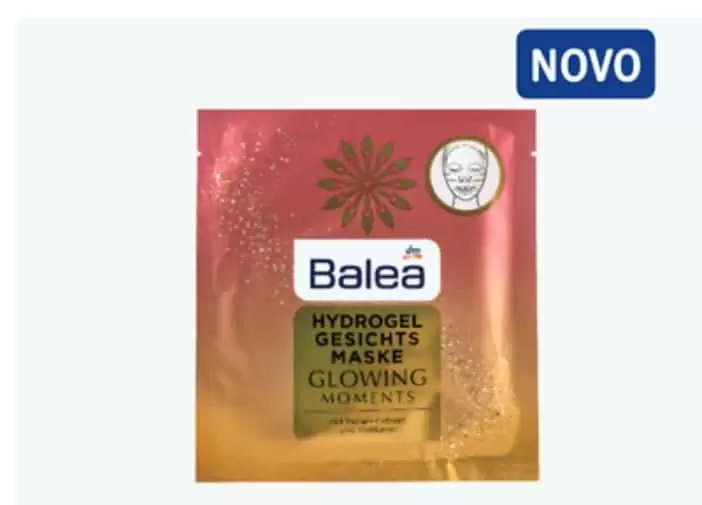 Glowing Moments, Balea, Hydrogel, maska za lice