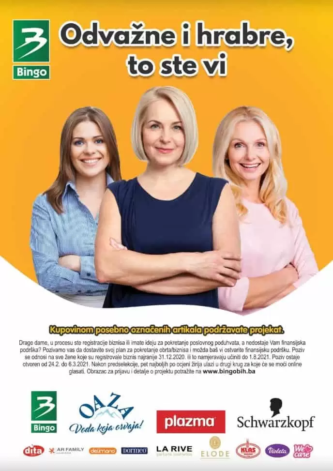 bingo akcijski katalog. snizenje. popust. akcija. snizeno. 