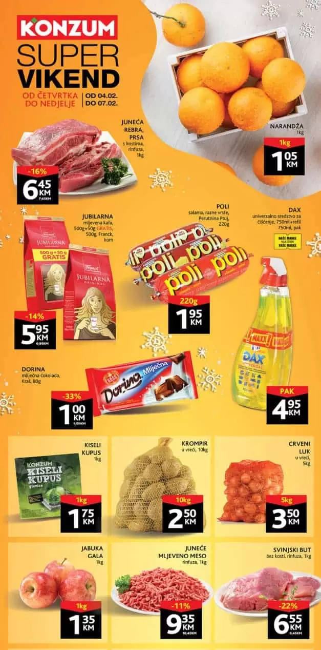 Konzum akcijski katalog. konzum snizenje. konzum akcija. snizeno. popust. katalog.