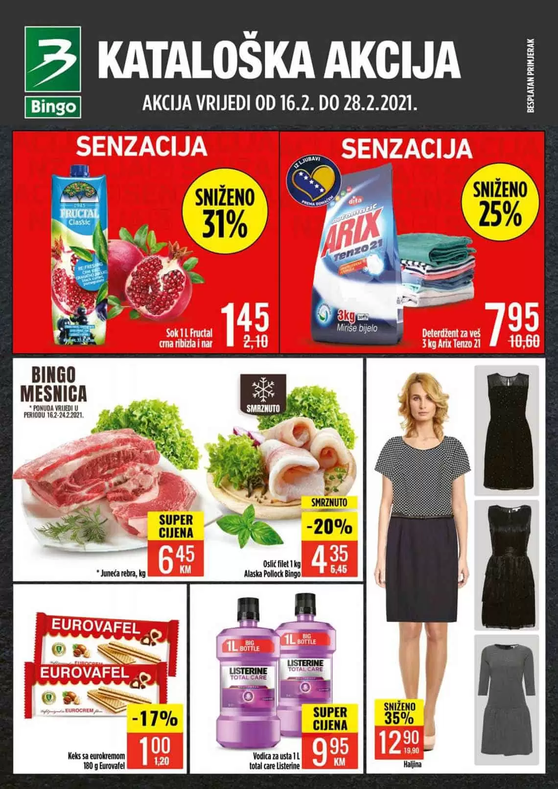 bingo kataloska akcija 16.02-28.02.2021. godine 