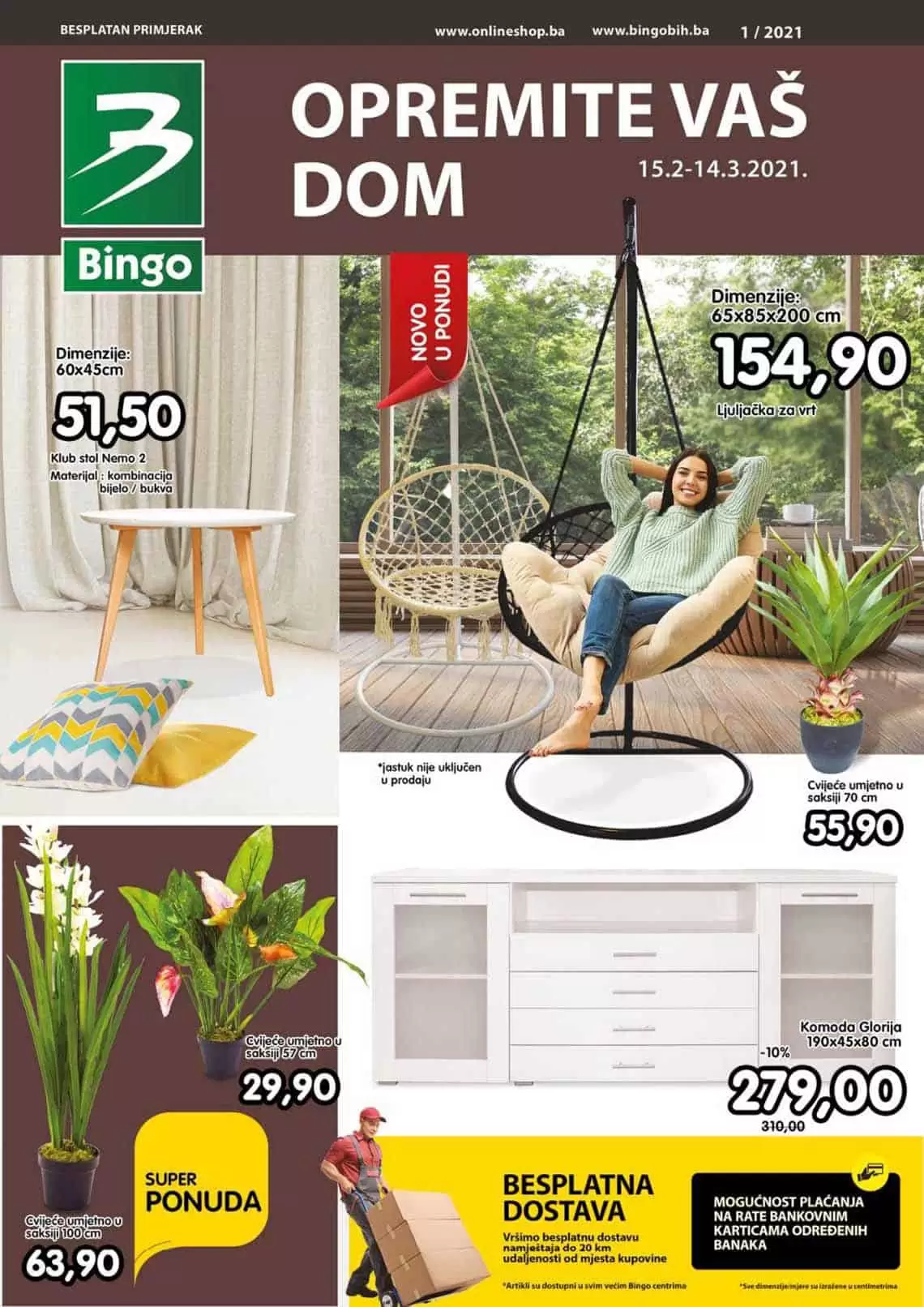 Bingo super akcija. bingo kljad dobrih cijena. snizeno. akcija. popust. 