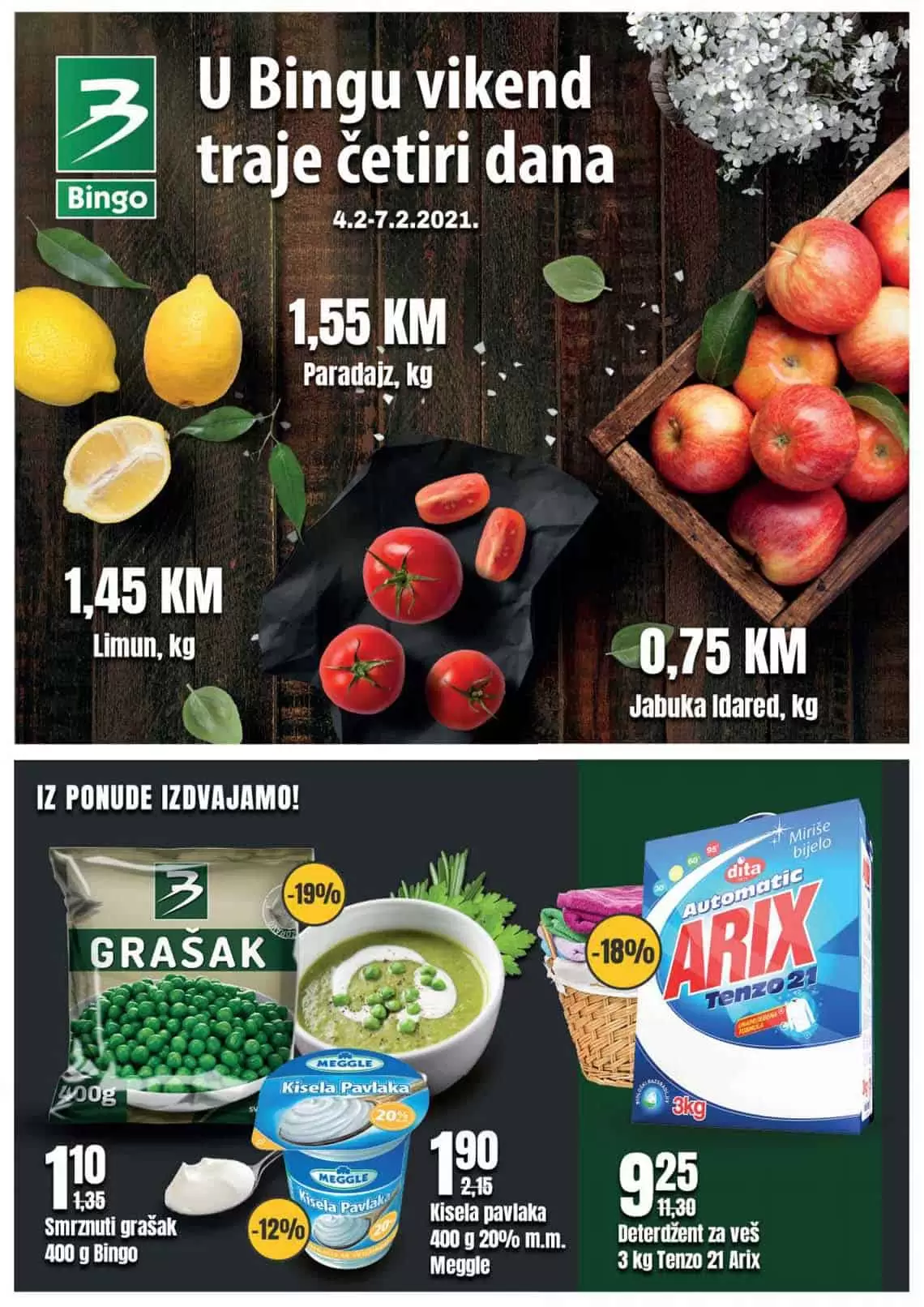 bingo akcijski katalog. snizenje. popust. akcija. snizeno. 