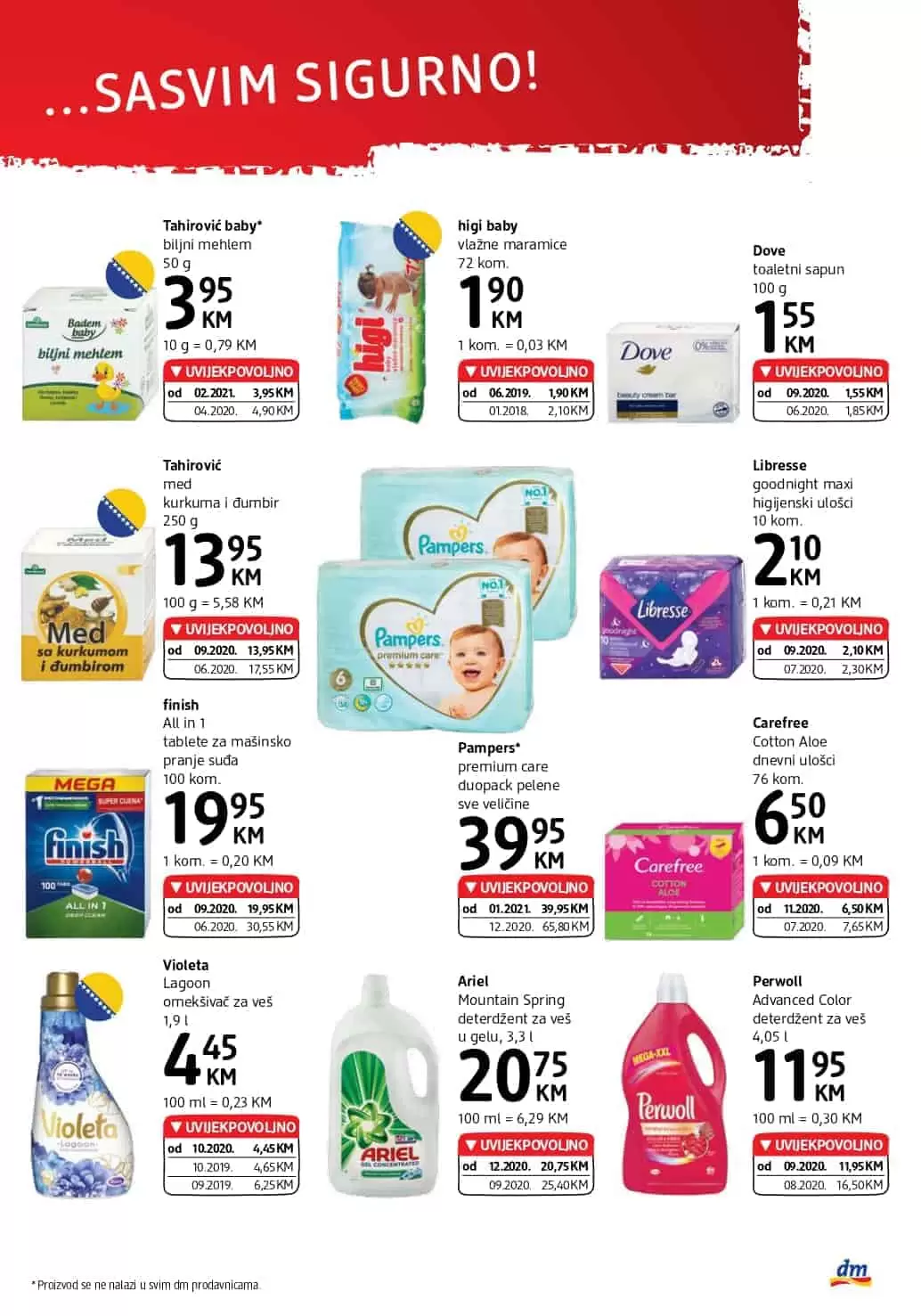 alverde. balea. dm market. 